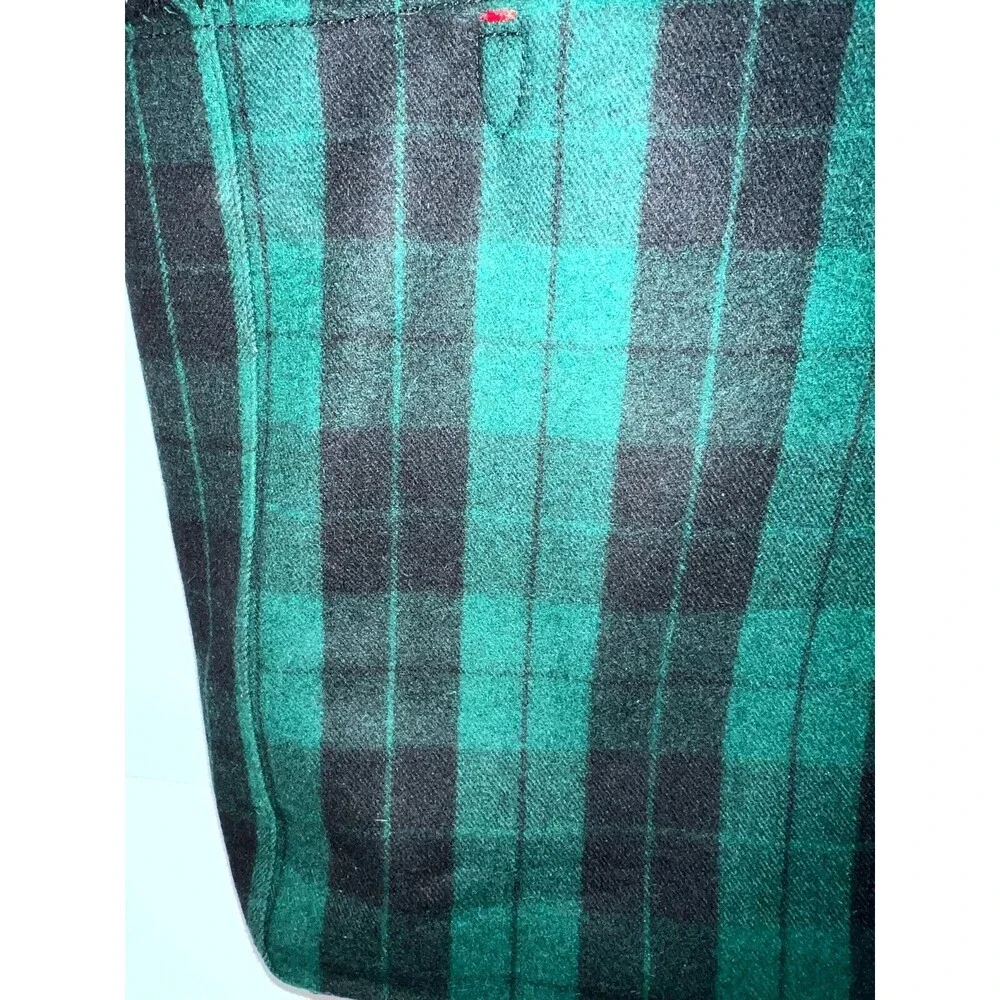 Tartan Green Embellished Tote Smile ED w/ Rabbit Embellishment Shoulder‎ Bag